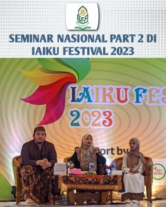 IAIKUPers- At the end of 2023, the IAIKU Festival Committee held a National Webinar with the theme of "coordinating education, love and desire (24 December 2023).  This event was held offline at Graha Nusantara and virtually via the Zoom platform or the Kampusku TV YouTube channel. 
  This webinar was opened by Dinda Nurul Alfiah and Anisaul,Don't forget to sing Indonesia Raya led by Luluk Ma'rifah Munawaroh. 
   This webinar was moderated by Bilqis Syailirohmah ( Islamic Religious Education Students) and attended by various lecturers, student, students of the Khozinatul Ulum Blora Islamic Boarding School and the general public. This webinar will be the beginning of a series of collaborations which will continue to be carried out for knowledge sharing. 
    On the same occasion, one of the committee members said: " The literacy treasures of IAI Khozinatul Ulum Blora students will continue to be improved through webinar events. After yesterday with Ning Muhim Nailul Ulya and Ning Nadia Nely Amalia Abdurahman, LC and now with Ning Sheila Hasina and Gus Ahmad Kafa from Lirboyo. Lastly, he hopes that this kind of webinar can become a bond of ukhuwah., implementation of the Tridharma of Higher Education."
  Gus Ahmad Kafa explained that love in religion is very important, Even in education there must be a correlation of love between teachers and students. So that the knowledge that teachers give us can be useful. Likewise, we as Muslims are obliged to seek knowledge. We know that there are many ulama in Indonesia who choose knowledge over marriage.
   According to Ning Sheila Hasina in her presentation said " Many problems regarding love are due to misunderstanding the meaning of love. Love cannot be blamed because it is human nature to have a sense of love and affection. The problem is the actualization of love itself in the wrong way, namely having a feeling of love for creatures that exceeds the feeling of love for Allah and deifying love.. Likewise, many people assume and think that ideals and love are two things that clash and are contradictory.. then one of the two must be won and one must be sacrificed. because according to him the ideals have been targeted, mapped out and a strategy developed to achieve it must be carried out optimally, totality, full of seriousness, focus and don't glance to the right and left. So we can see many scholars in Indonesia who choose knowledge over marriage. 
    The enthusiasm for the discussion became even more interesting because many of the participants who attended asked questions about these two materials. 

    It doesn't feel right  12.33 , The event closed with the presentation of souvenirs by the IAIKU Festival committee to the two presenters. 

Information:Yusron Ridho Nurfatoni