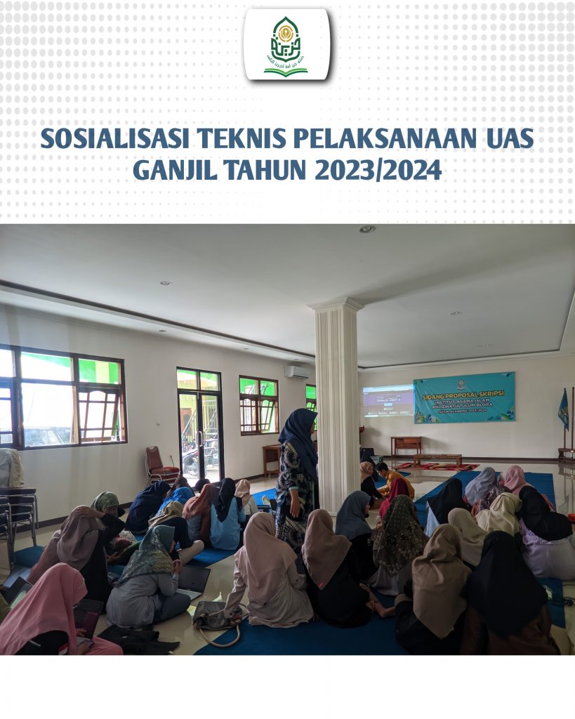 IAIKU Press - Thursday (11 Januari 2024),In the Framework will be implemented TA Even Semester Test. 2023/2024, Khozinatul Ulum Blora foundation, IAI Khozinatul Ulum Blora held a technical outreach on the implementation of the Odd UAS TA.2023/2024 in the Auditorium and was attended by all IAI Khozinatul Ulum students. Dyah Ayu Fitriana,M.Pd.As CHAIRMAN of UPM conveyed the technical and matters relating to the implementation of this Even Semester UAS which will be held on 15 JanJanuaryd. 17 januari 2023 for Regular classes and 21January s.dd 22 January for Extension classes. This year's UAS will be conducted online using Link;Join my. Quiz.com. by entering the code determined by the committee, then click join. However, it should be noted that this quiz can only be done by trying it once. Lastly, I hope because UAS is done online, It is hoped that participants must be on time because every question can be done by following the running timer. If you take too long to think about one of the questions, The questions will automatically shift as the minutes go by, Likewise, you open other contexts on Android such as Google automatically, admin can detect. Information: Yusron Ridho Nurfatoni